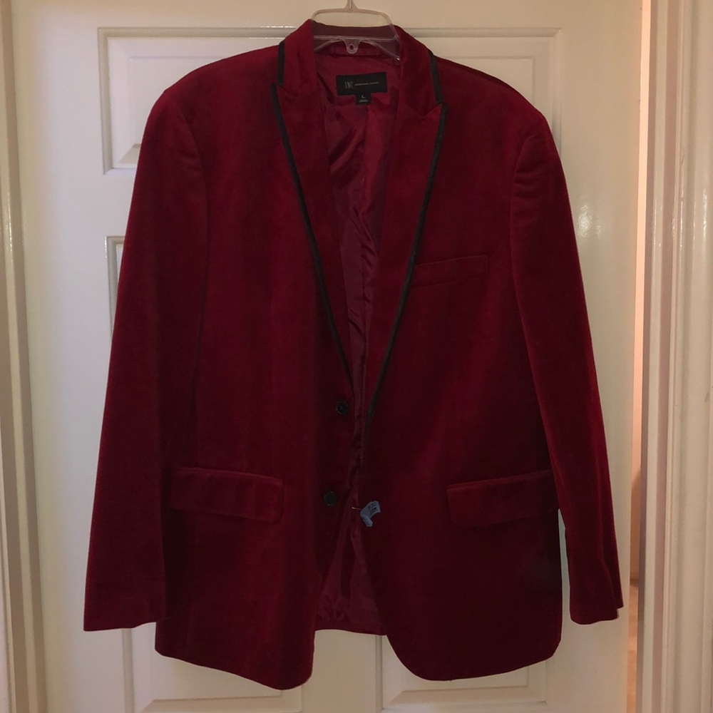Burgundy Velvet Jacket